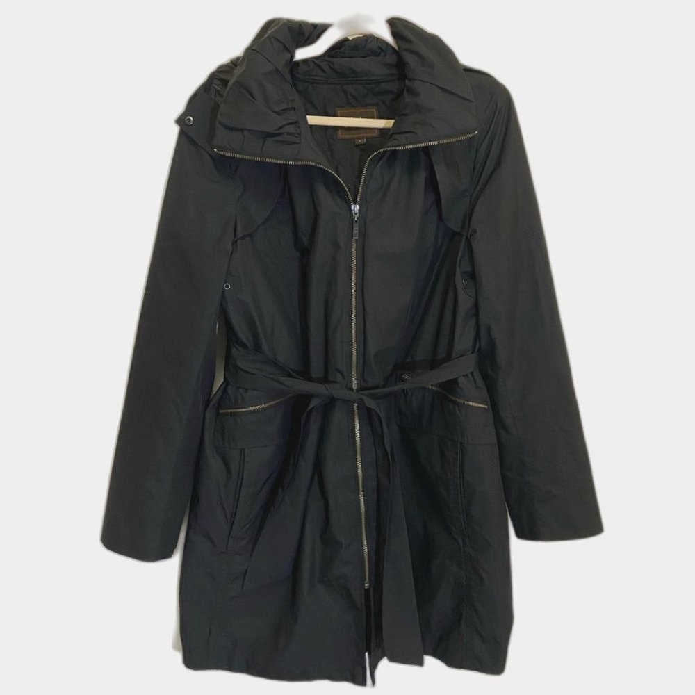 Cole Haan Black Hooded Jacket